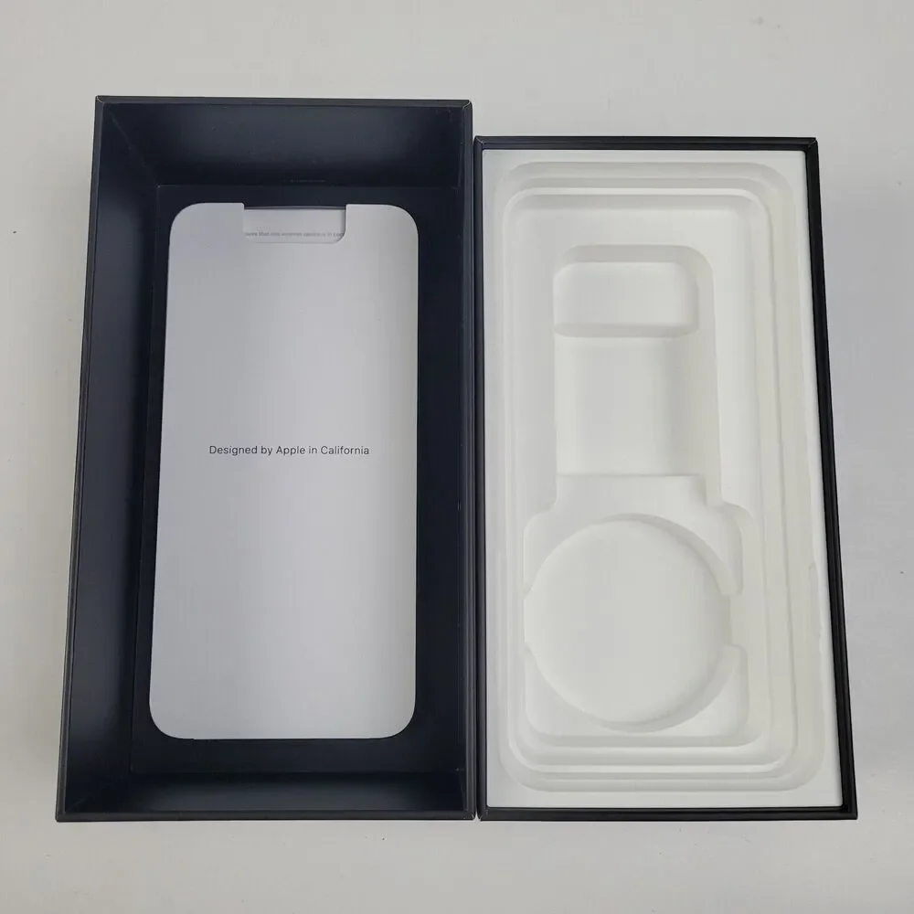 Genuine OEM Apple iPhone 11 Pro Max RETAIL BOX - 64GB Silver + Insert